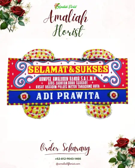 Papan Bunga Ucapan Selamat Pucungwetan