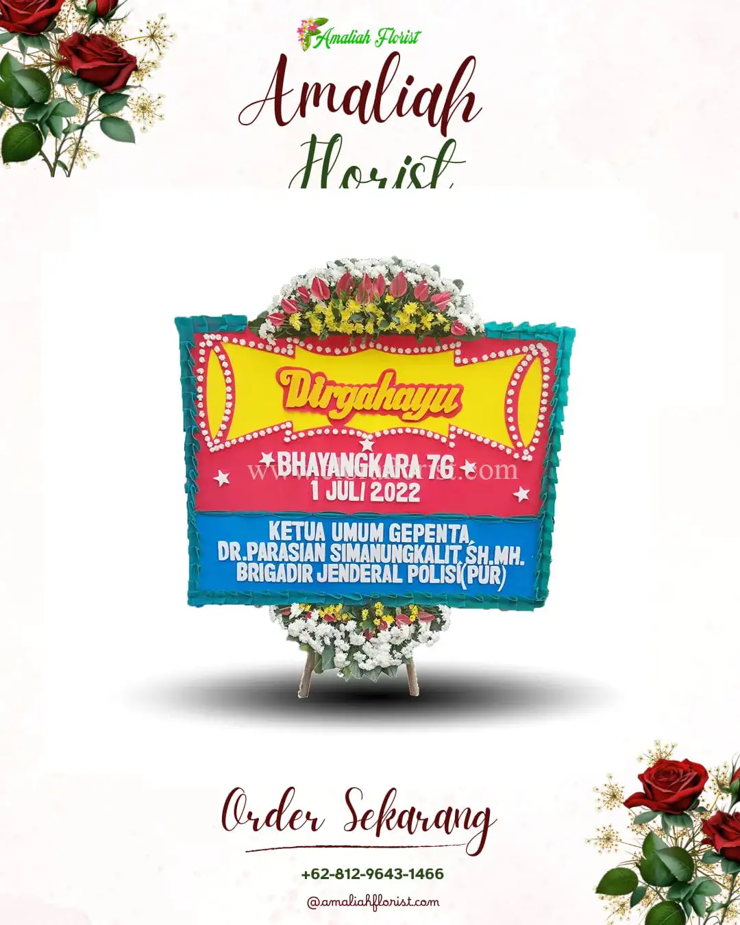 Papan Bunga HUT Ulang Tahun Pucungwetan